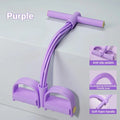 4-Tube Resistance Band Multi Function Tension Rope Fitness Bands 6-Tube Elastic Yoga Pedal Puller For Sports Exercises At Gym