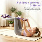 4-Tube Resistance Band Multi Function Tension Rope Fitness Bands 6-Tube Elastic Yoga Pedal Puller For Sports Exercises At Gym